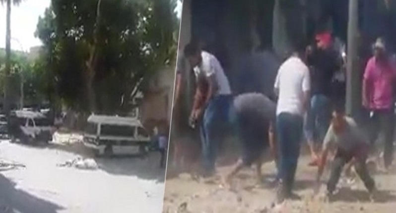 إثر وقفة احتجاجية أمام الولاية : مواجهات بين " النصّابة " وقوات الأمن بجهة " الخربة " 